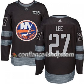 Adidas Maillot de Hockey New York Islanders Anders Lee 27 1917-2017 100th Anniversary Noir Authentic - Homme